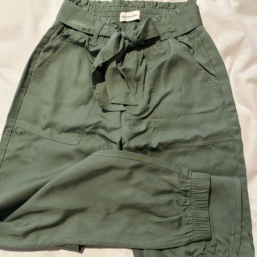Abercrombie & Fitch Olive Green Joggers